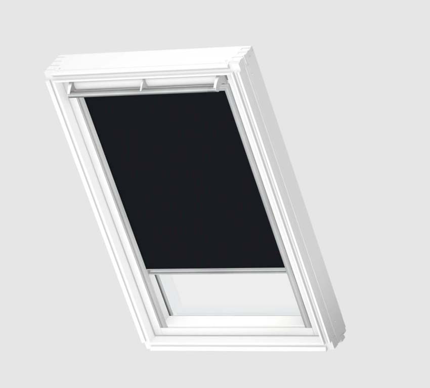 Rolgordijn Velux verduisterend handbediend zwart MK06 3009S
