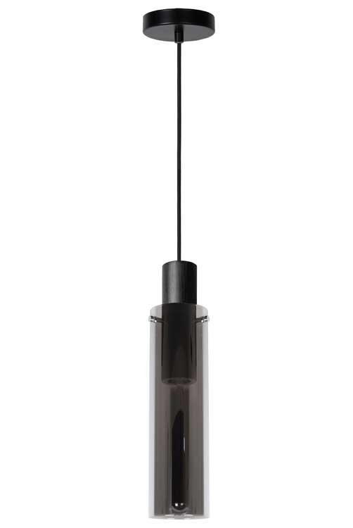 Lucide ORLANDO - Suspension - Ø 10 cm - E27 - Fumé