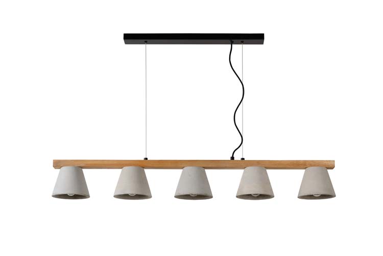 Lucide POSSIO - Hanglamp - E14 - Taupe
