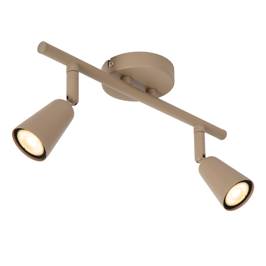 Spot de plafond - Taupe - 36x17,5x14cm - 2xGU10