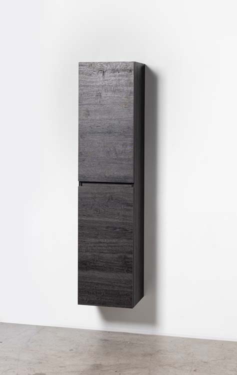 Kolomkast Dotan donkere eik hangend 185x40x32cm