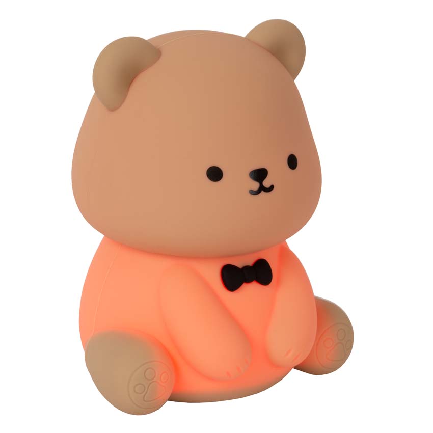 Lucide Essential Pincha Rabbit - Oplaadbare tafellamp kinderkamer - Accu/batterij - LED 3 StepDimbaar - RGB - Wit