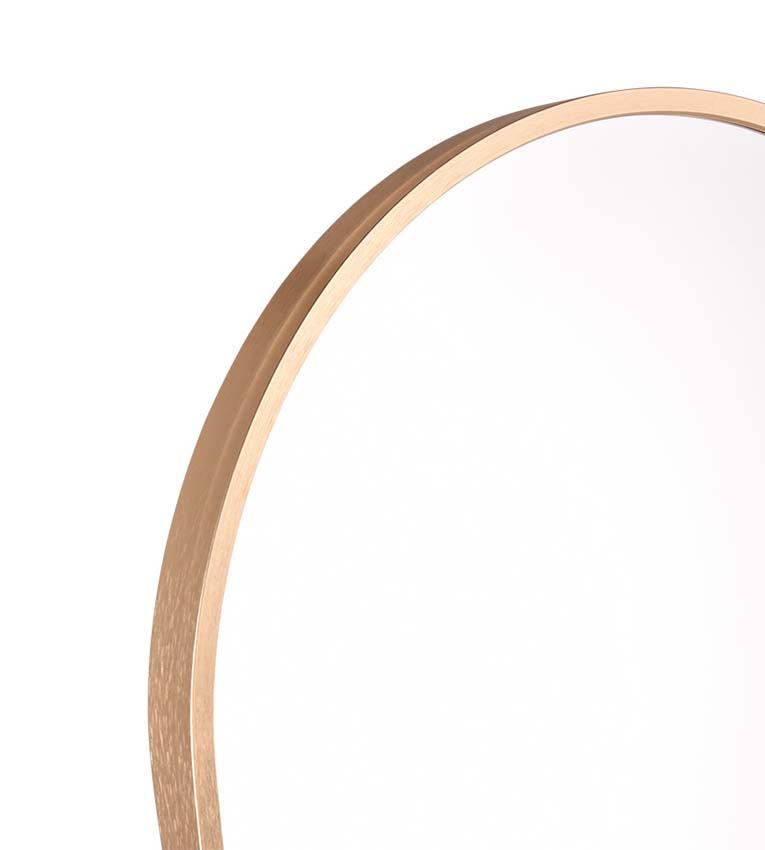 Spiegel staand full-length goud 160x40cm