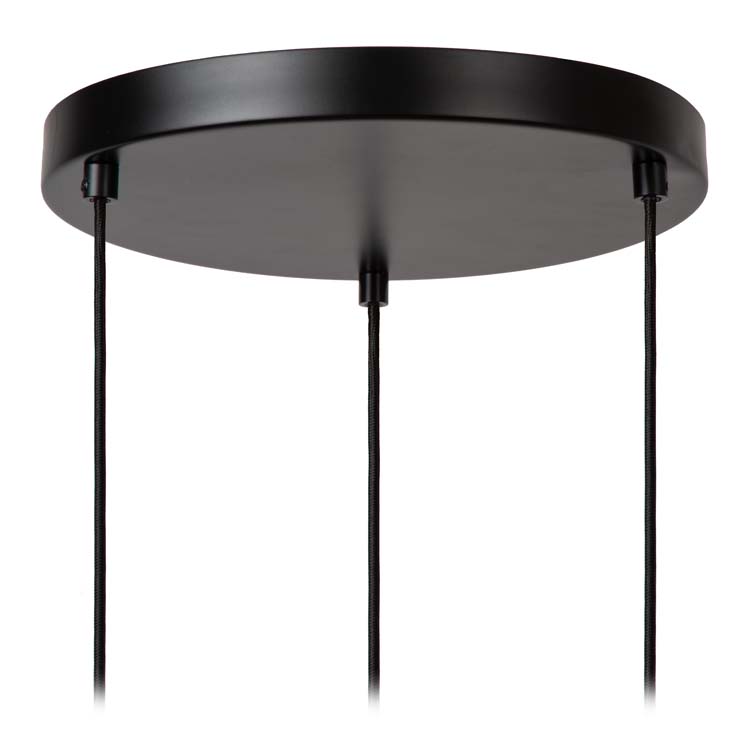 Suspension - noir - dimmable - 3xE27 - 40W
