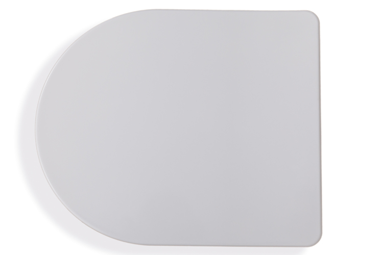 Toiletbril Gary dun wit