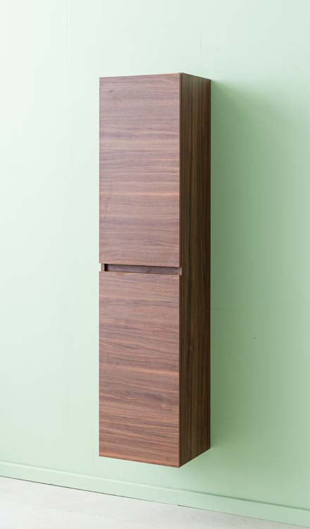 Kolomkast Dotan notelaar hangend 185x40x32cm