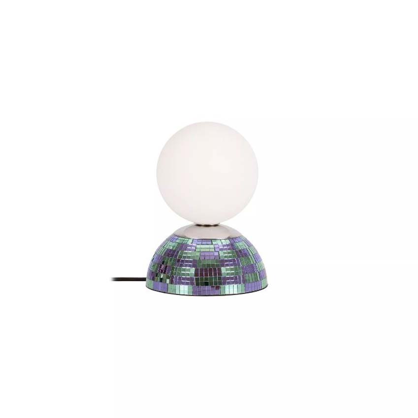 Lucide Essential Glitzer - Tafellamp - Ø14cm - 1xG9 - Blauw