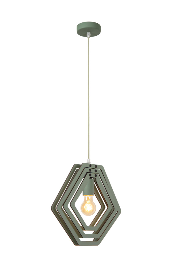 Lucide Mauro - Hanglamp kinderkamer - 1xE27 - Groen