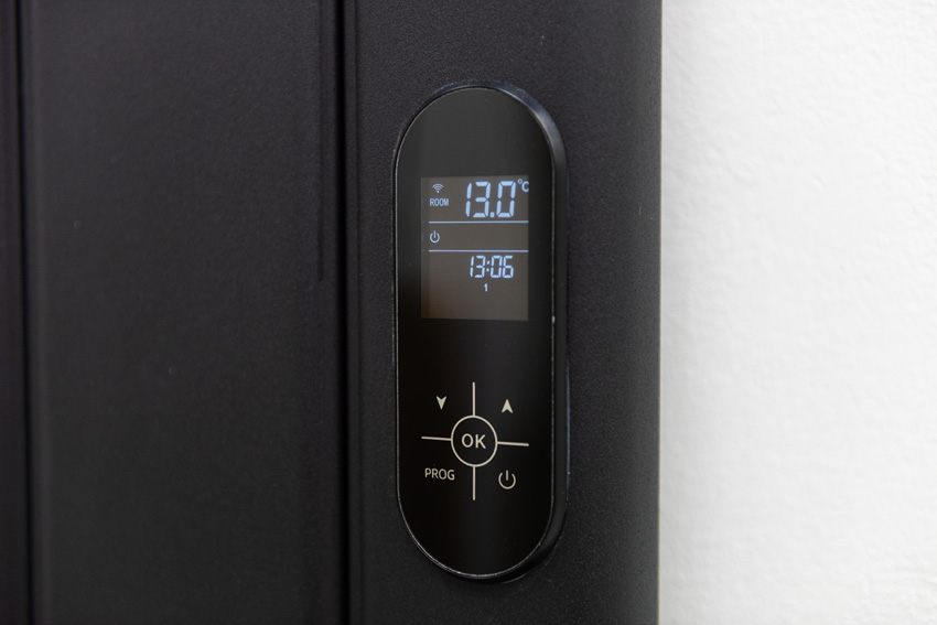 Radiateur électrique design Daisy 160x50cm simple anthracite 1500W