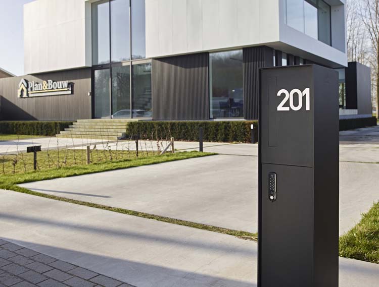 Boîte à colis ONZO (eSafe) Fenix Front noir