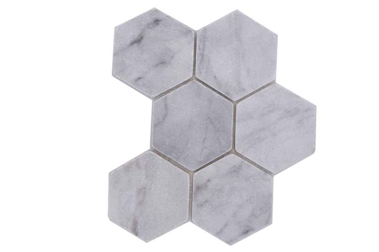Mozaïek Ibiza Hexagon wit mat 19,9x26,2cm