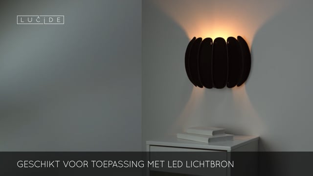 Lucide SPENCER - Applique murale - 1xE27 - Noir Lucide SPENCER - Applique murale - 1xE27 - Noir