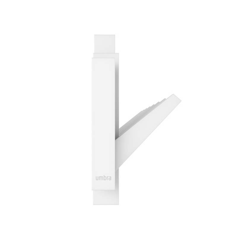 Kapstok Umbra Sticks kunststof wit 72x3x18cm 8 haken