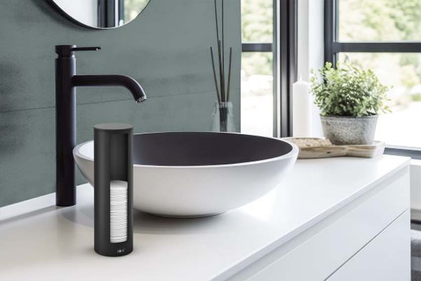 Porte-coton Zack Olomo noir 20,3cm