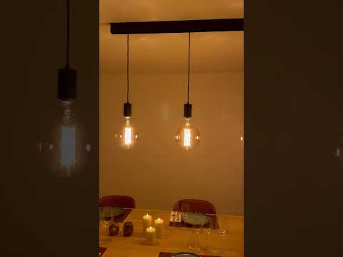 Rail lumineux design Béa noir set 1,2m 3 lustres E27 3x8W