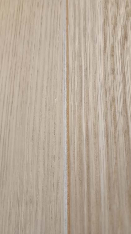 Porte intérieure complète Belves chêne plaqué 201,5x83cm structure alvéolaire réversible + châssis 16,5cm