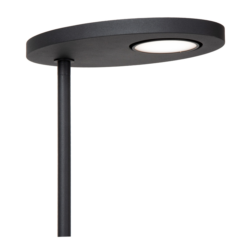 Lucide Essential Ortolan - Vloerlamp - LED dimbaar - CCT - 2700K/4000K - Zwart