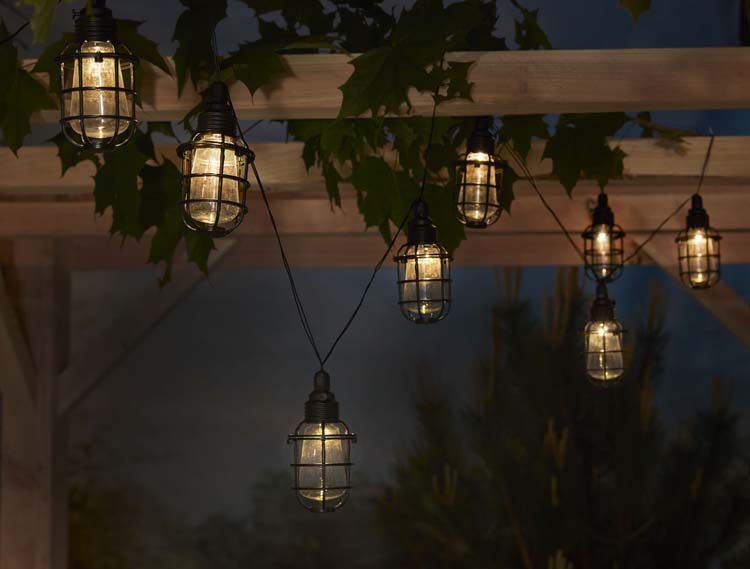 Solar cordon lumineuse Forli 10 lampes