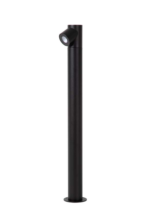 Sokkellamp - LED - 1x6W 3000K - IP65 - Zwart