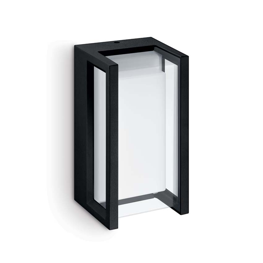 Applique murale extérieure - noir - 20x10,9x10,5cm - LED - 1x12W - 2700K - IP44
