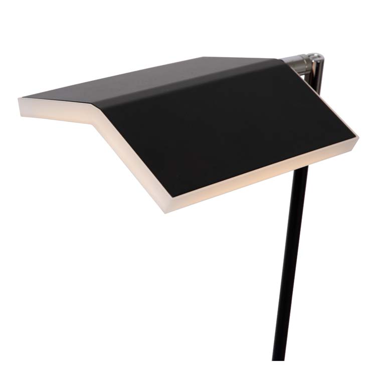 Lampadaire - noir - H134cm - LED - 12W - 2700/4000K