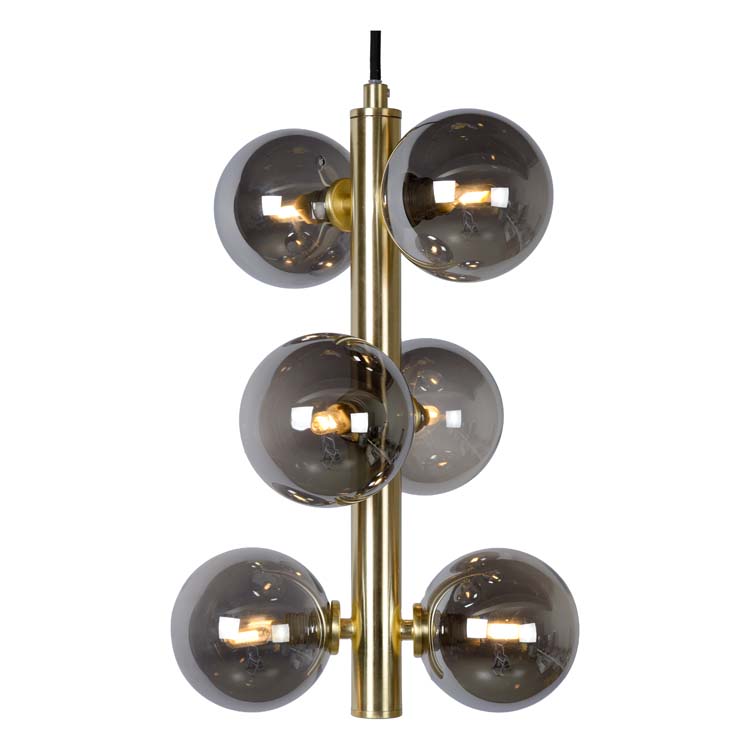 Lucide TYCHO - Hanglamp - Ø 25,5 cm - G9 - Mat Goud