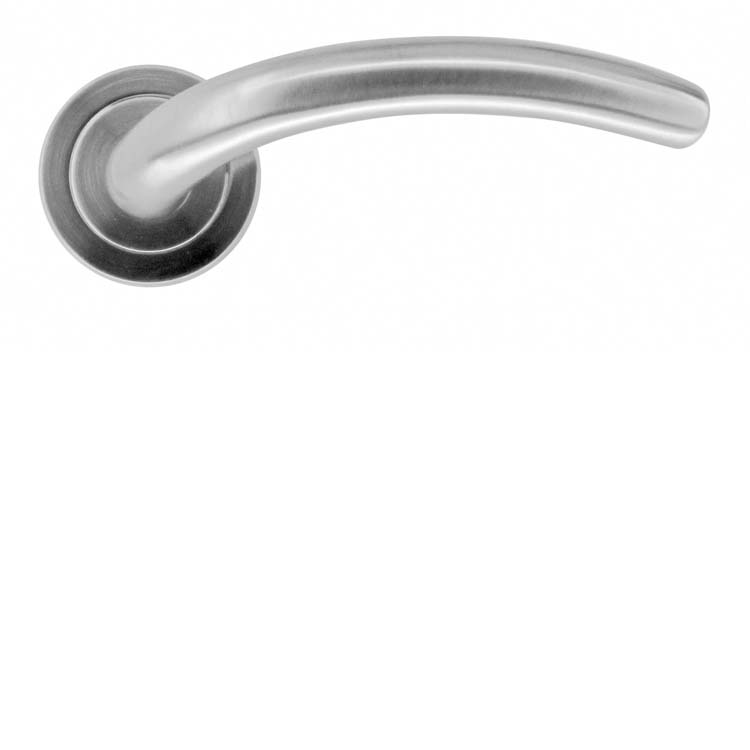 Deurkruk pro matera inox look zonder rozet