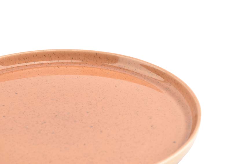 Plat bord Salt&Pepper keramiek oranje Ø27,5x2,5cm