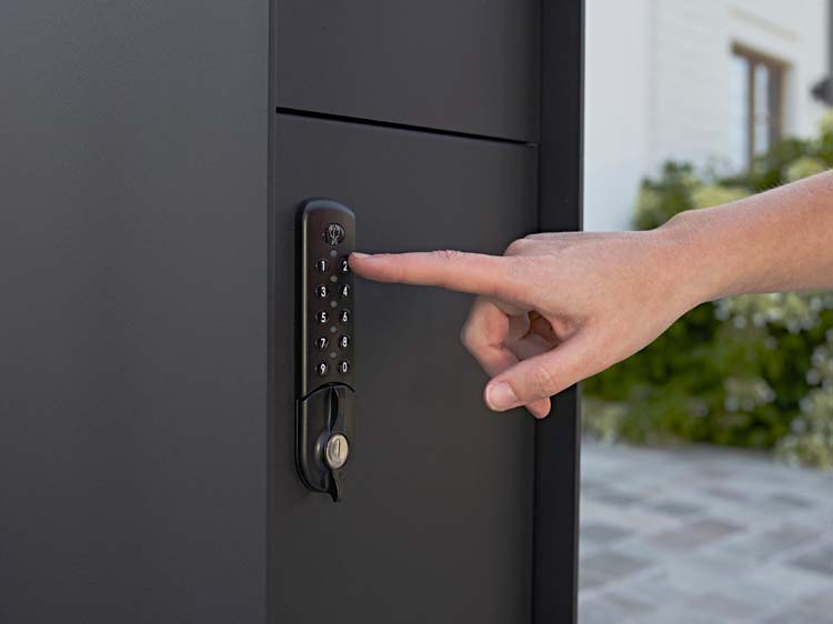 Boîte à colis ONZO (eSafe) Fenix Front noir