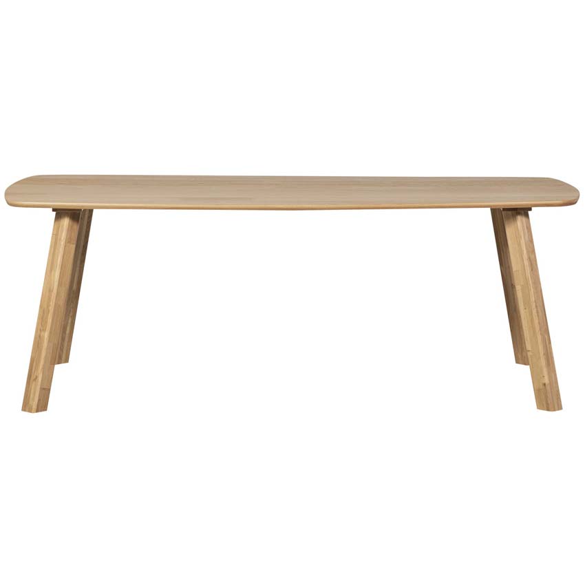 Table Taylor en chêne rectangulaire couleur bois 180x100cm
