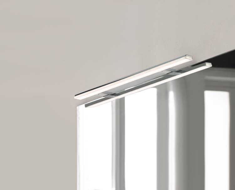 Badkamerverlichting - chroom - 80,8cm - 4000K - 15W - IP44