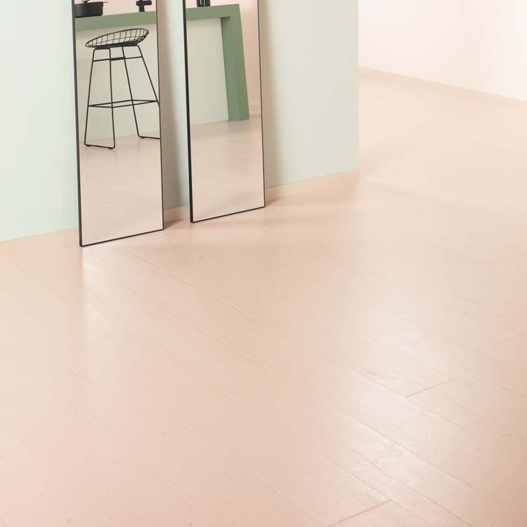 Stratifié Quick-Step Capture 9mm chêne peint rose 138x21,2cm