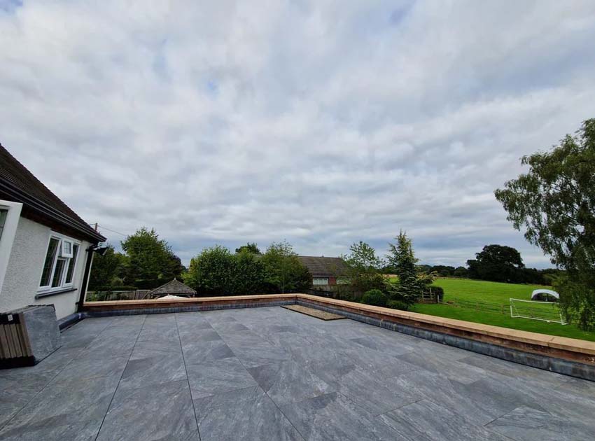 Dalle de terrasse Stonehill gris foncé 60x90x2cm