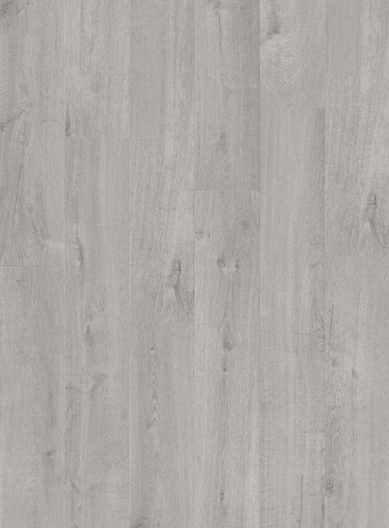 Vinyl Quick-step bloom medium planks 6mm katoen koudgrijze eik lichtgrijs