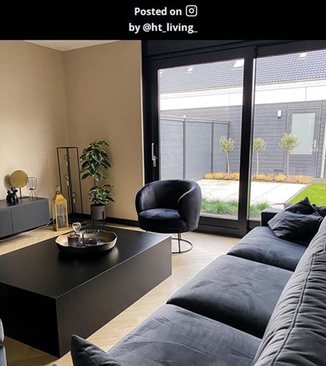 Staande lamp - zwart - 3xE27 - 40W