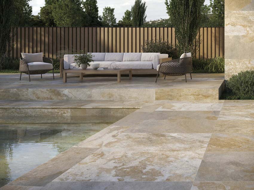 Carrelage de sol et mural Yucatan multicolore 60x120cm