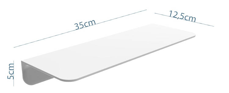 Planchet voor douche Safia wit Planchet voor douche Safia wit