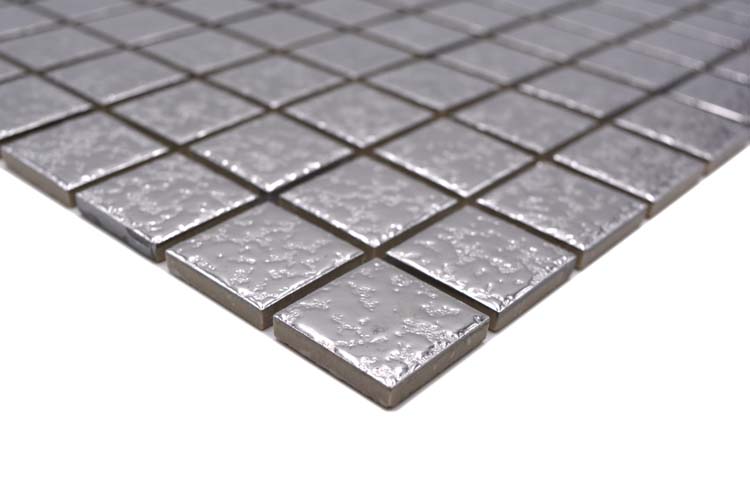 Mosaïque Argent Deco brillant 33x30,2cm