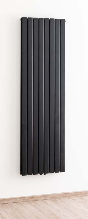 Designradiator Dana dubbel 180x54,6cm zwart 1934Watt