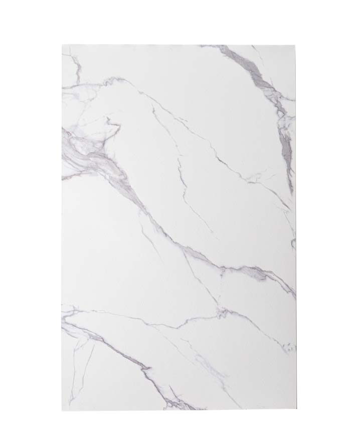 Panneau de douche Milo Slate SMC marbre blanc 152,4x243,8cm
