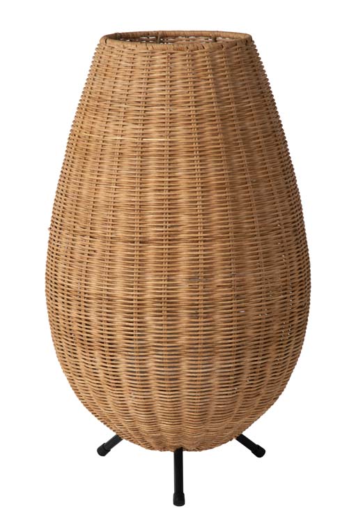 Lampe de table - Ø 30 cm - 1xG9 - Bois clair