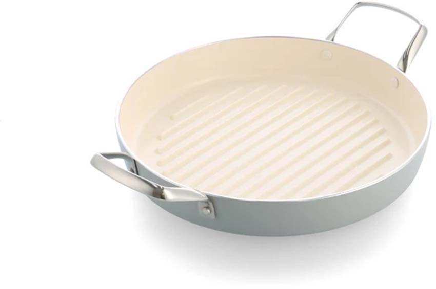Poêle à griller Dagelijkse Kost Proline sans PFAS gris Ø28cm