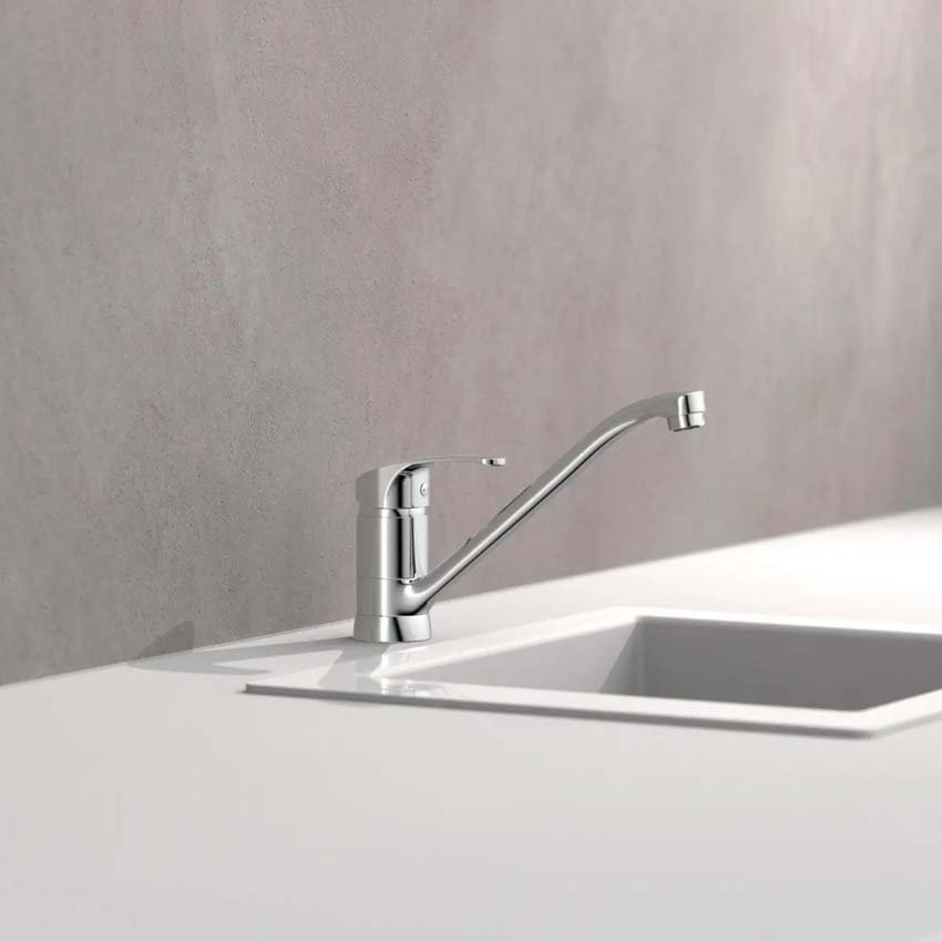 Robinet de cuisine Celio chrome basse pression