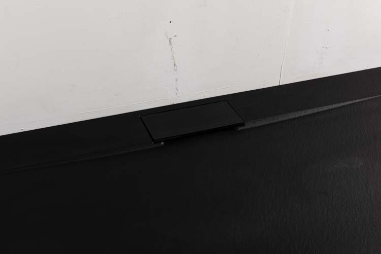 Douchebak Myo SMC mat zwart leisteenlook 180x90cm