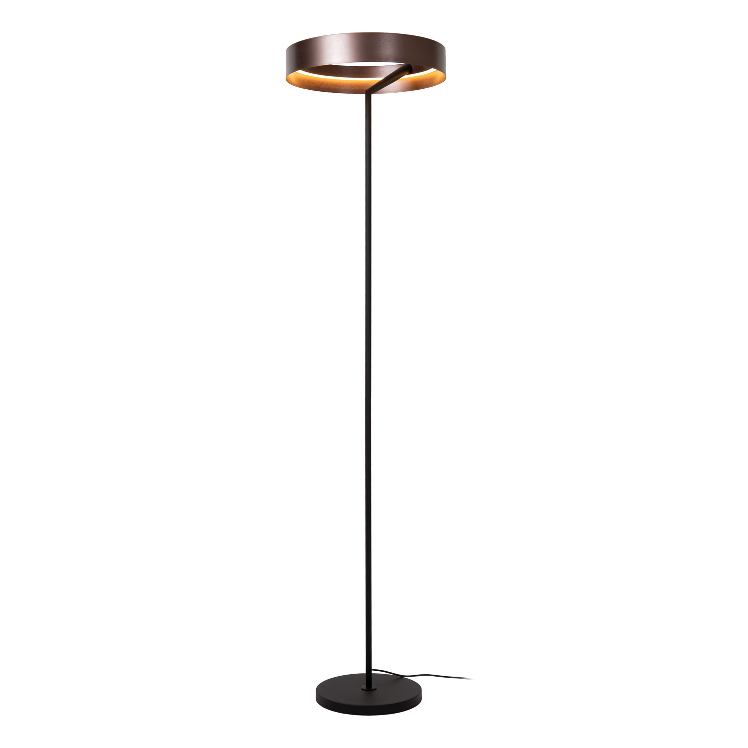 Vloerlamp - Ø40cm - LED - CCT - 1X24W 2200K/3000K - Koffie