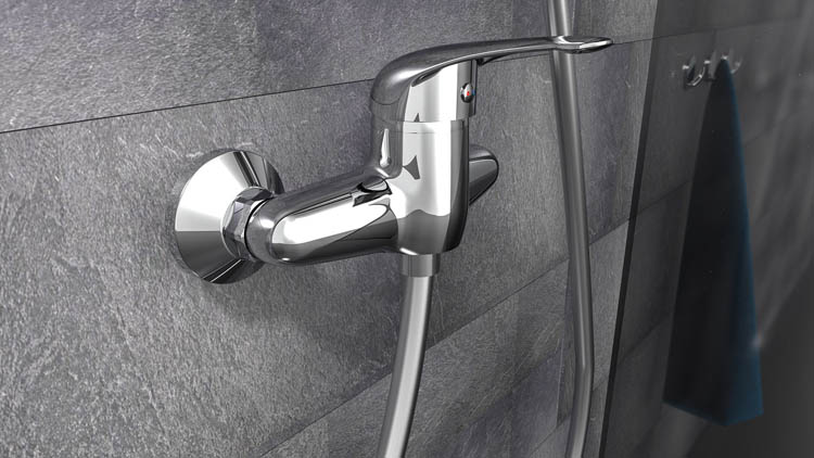 Robinet de douche Marthe chrome Robinet de douche Marthe chrome