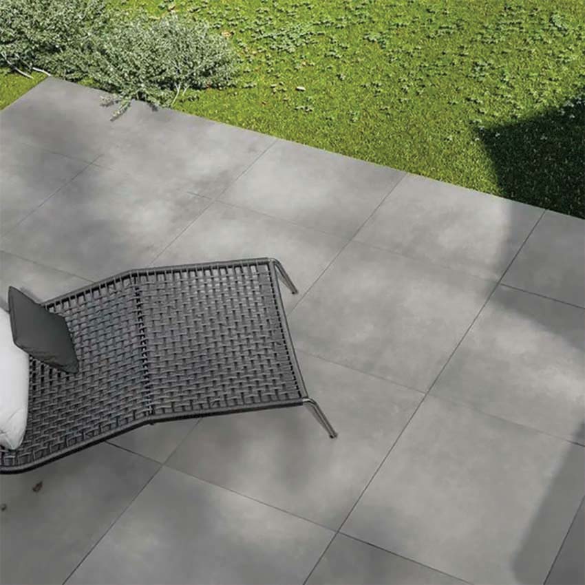 Dalle de terrasse Bologna gris 90x90x2cm