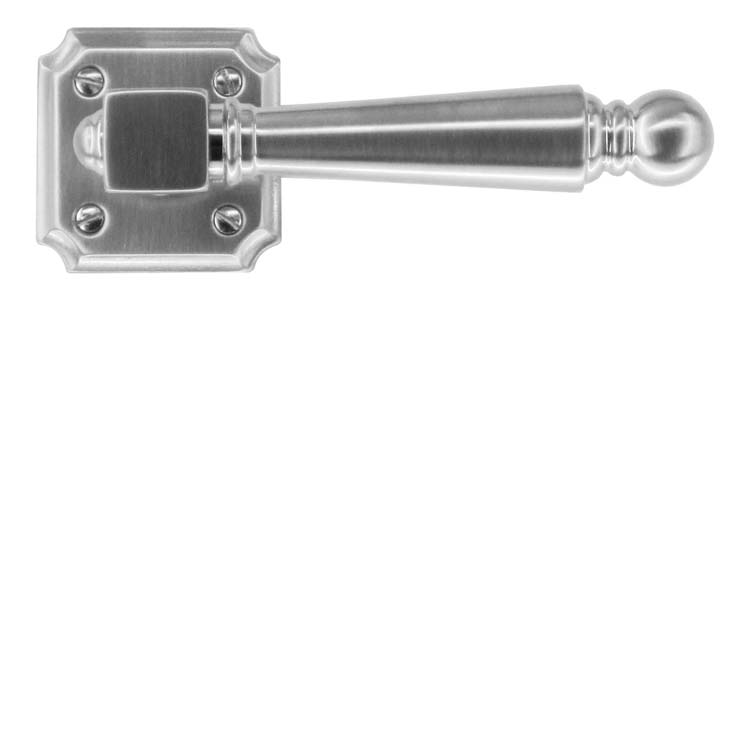 Poignée de porte pro genua look inox sans rosace