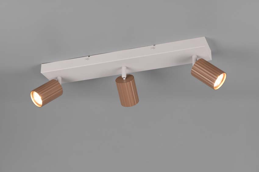 Spot en saillie - Café - 50x9x14,5cm - Dimmable - GU10 - 3x10W