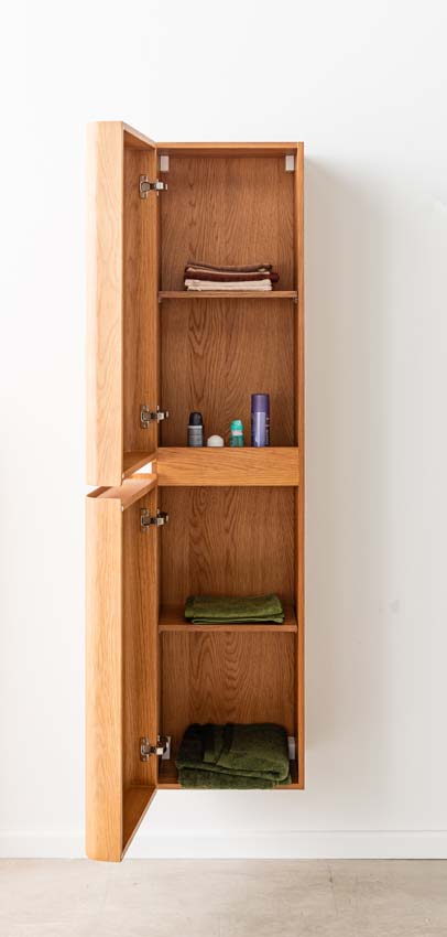 Armoire colonne Floris chêne suspendue 170x40x35cm Armoire colonne Floris chêne suspendue 170x40x35cm